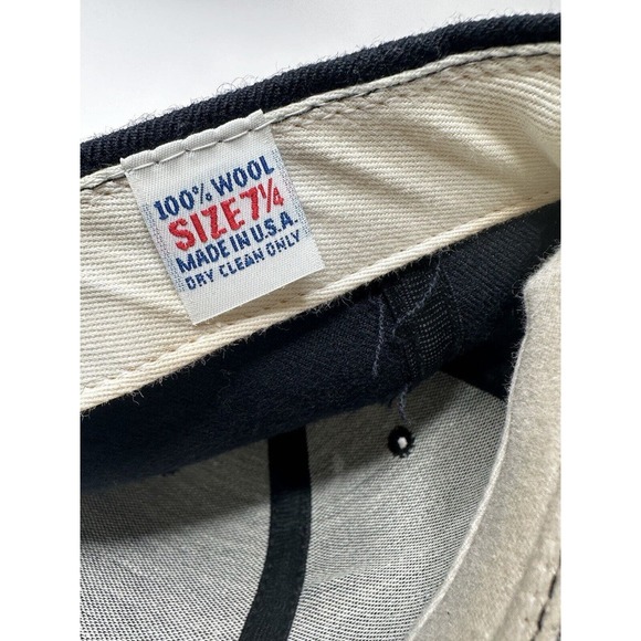 VTG Houston Astros New Era 5950 Hat Pro Model Diamond Collection 7 1/4 BLACK NOS - Picture 6 of 6